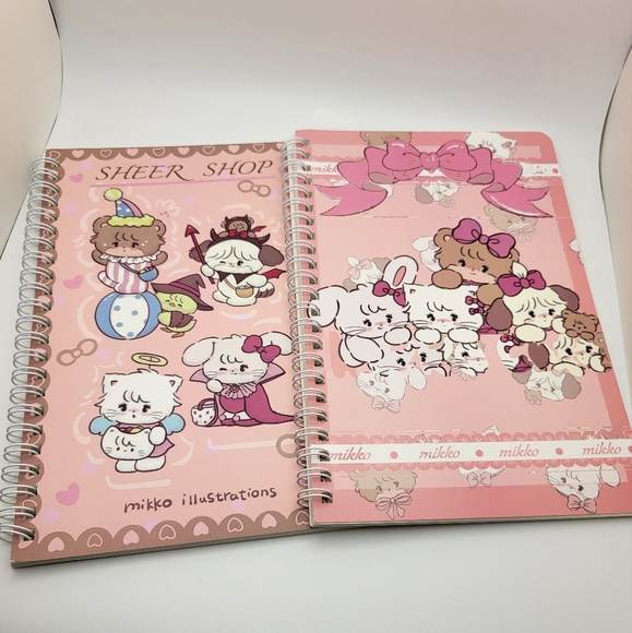 CAMMY MIKKO 2-Pack A5 Spiral Notebooks NEW - Picture 1 of 8